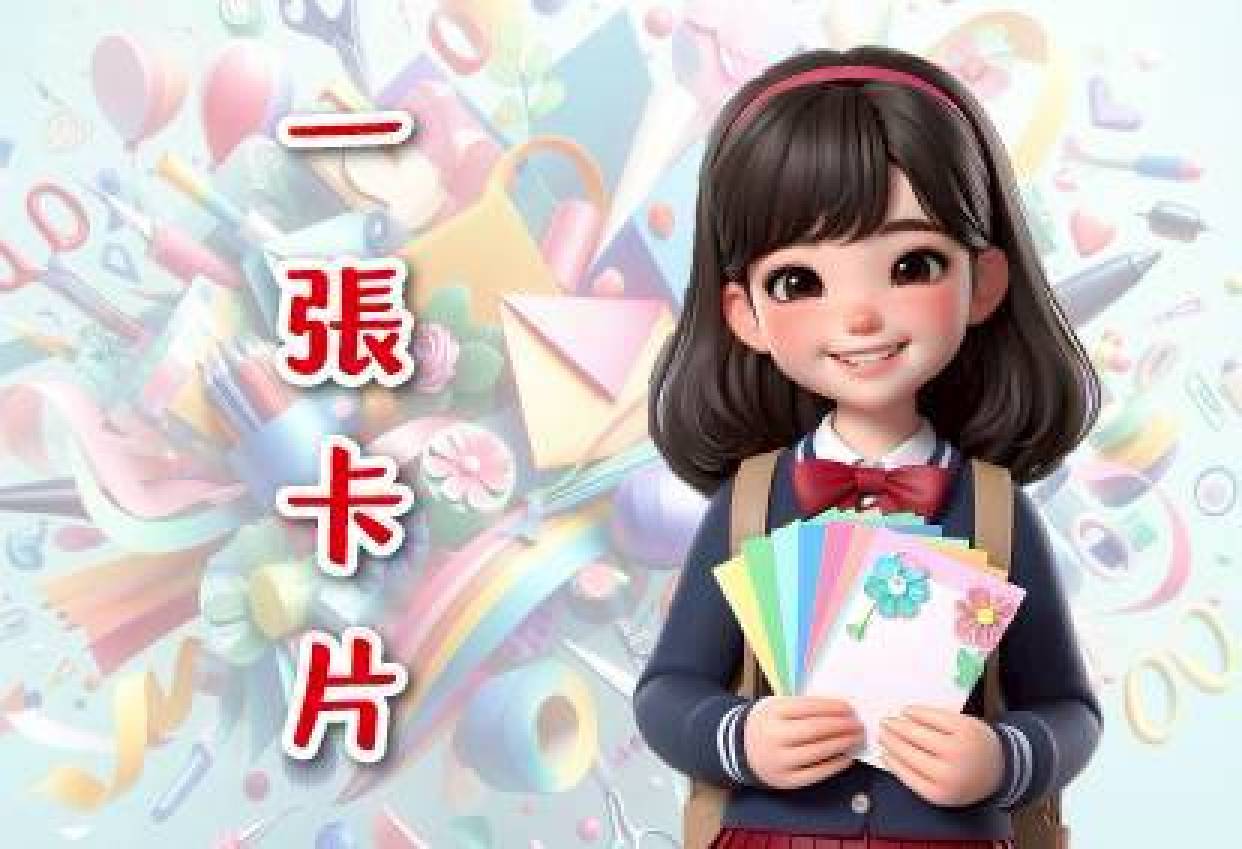一張卡片